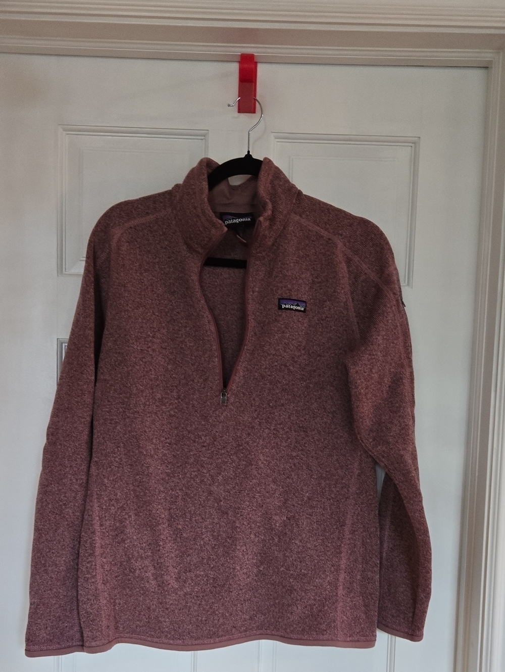 Patagonia Women's Zip Pullover Sweater - Dusty Rose